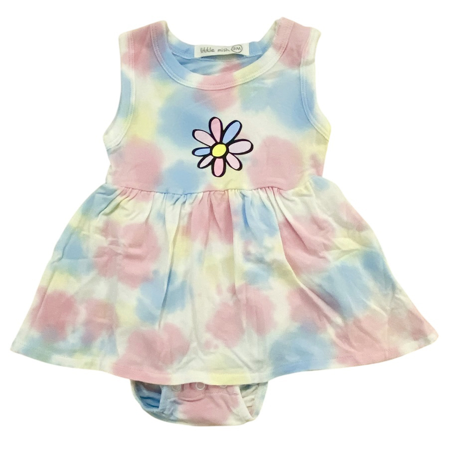 Little Mish TD Daisy Onesie Dress