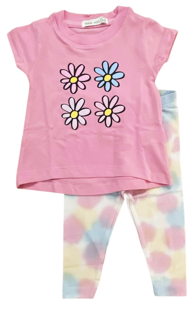 Little Mish TD Daisy Legging Set