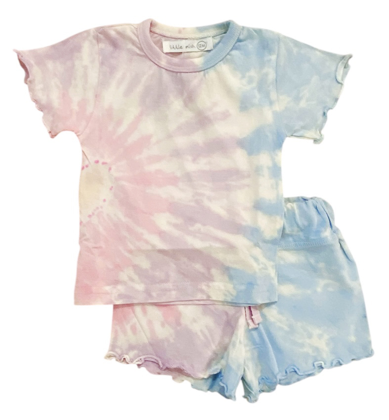 Little Mish Pastel TD Toddler Short Set