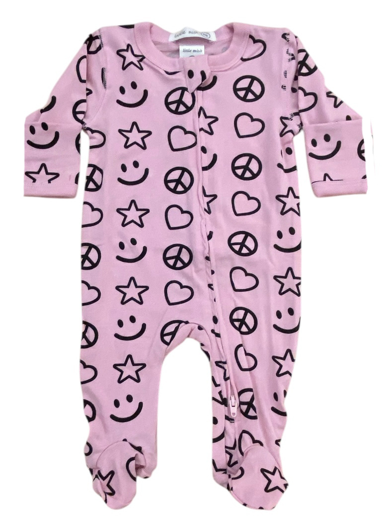 Little Mish Smiley Fun Footie