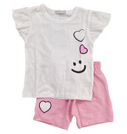 Little Mish Smiley Fun Short Set