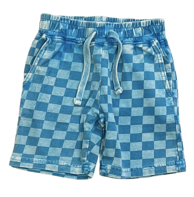Mish Turq Check Infant Shorts
