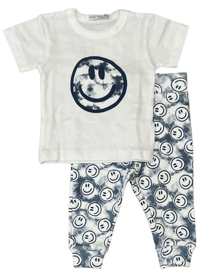 Little Mish Denim TD Smiley Set