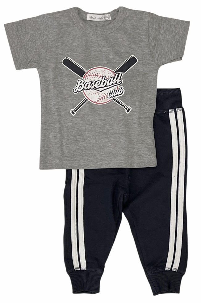Little Mish Navy Baseball Club Set