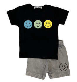Little Mish Silly Smiles Short Set
