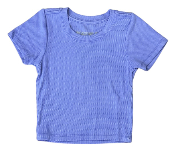 KatieJ NYC Periwinkle Livi SS Tee