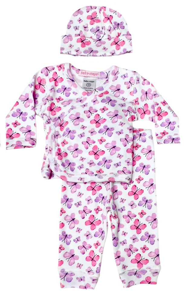 Baby Steps Pretty Butterfly 3pc Set