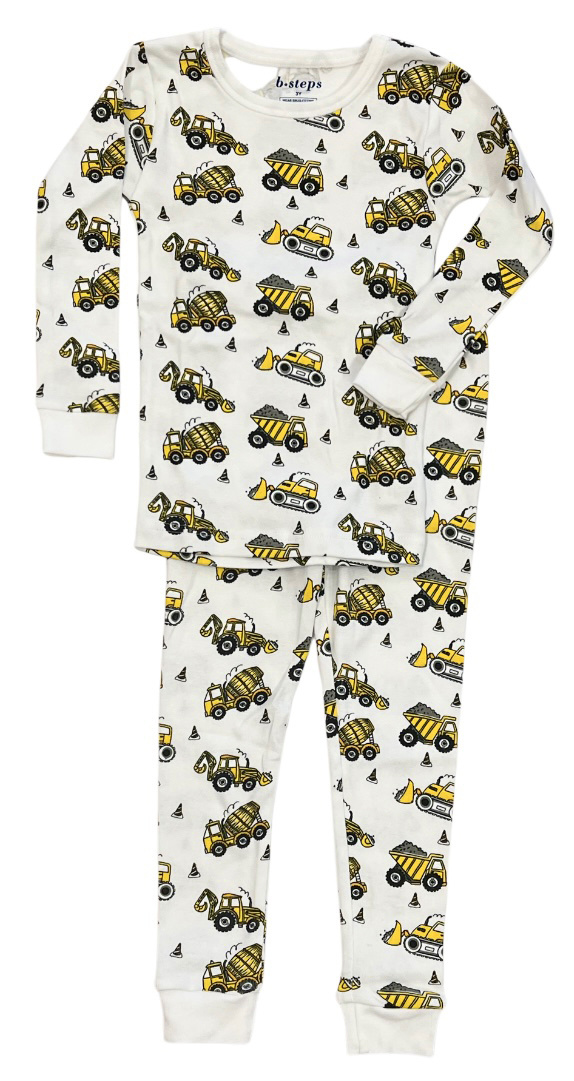 Baby Steps Construction Vehicles PJ Set