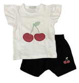 Little Mish Cherry Short Set