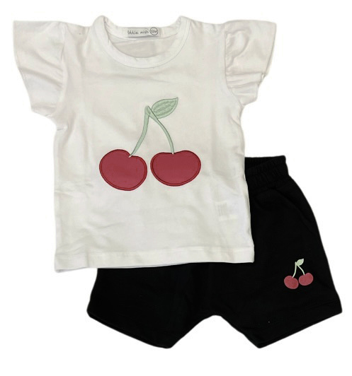 Little Mish Cherry Short Set
