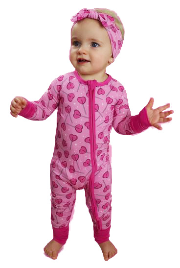 Dream Big Lolli Love Zip Flip Footie