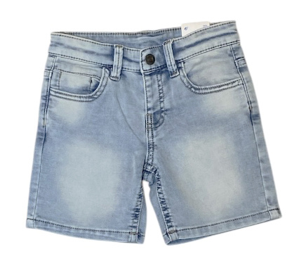 Mayoral Navy Lt Wash Stretch Denim Shorts