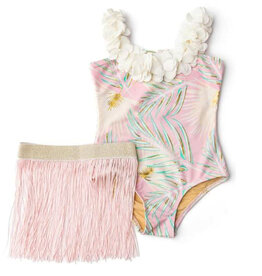 Shade Critters Metallic Hula Swimsuit w/Skirt
