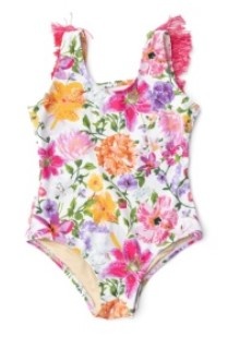Shade Critters Garden Fringe Back Inf. Swimsuit