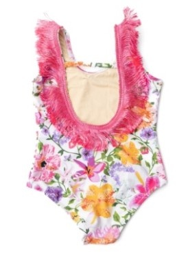 Shade Critters Garden Fringe Back Inf. Swimsuit