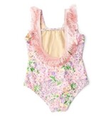 Shade Critters Petal Pink Fringe Back Infant Swimsuit