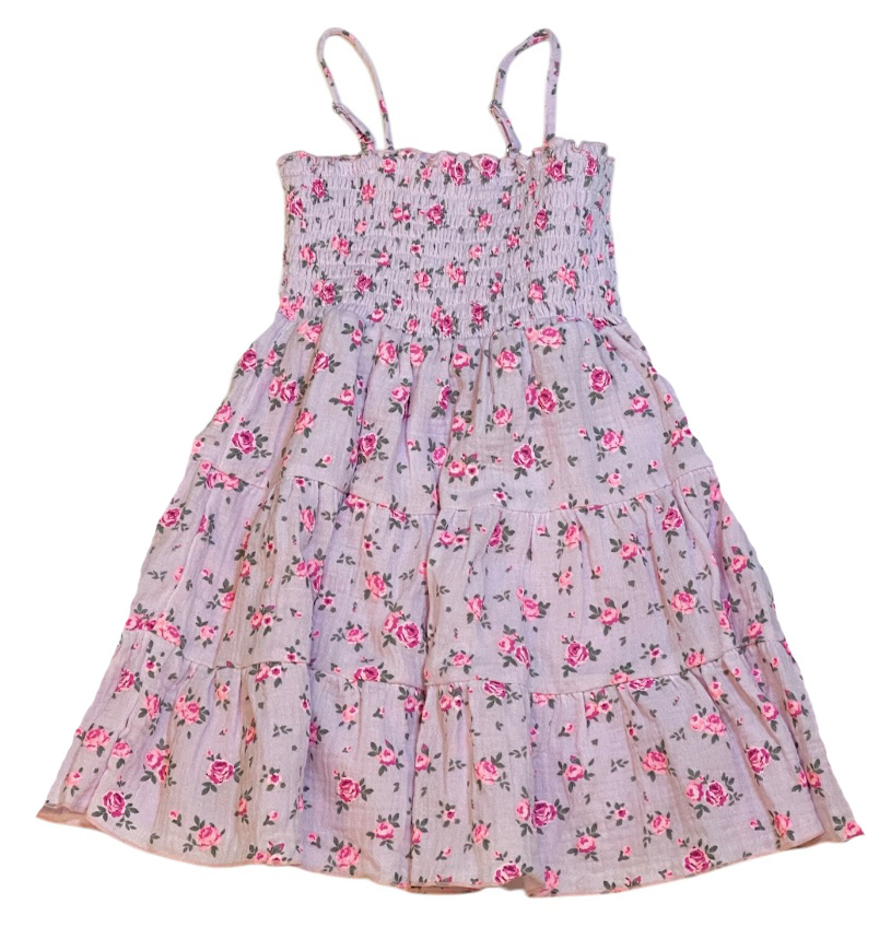 FBZ Pink Liberty Floral Gauze Dress