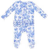 Angel Dear Blue Roses Ruf Back Footie