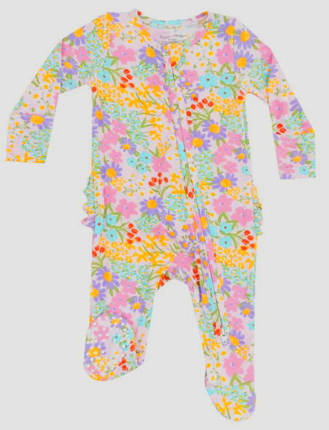 Angel Dear Amelia Ruffle Back Footie