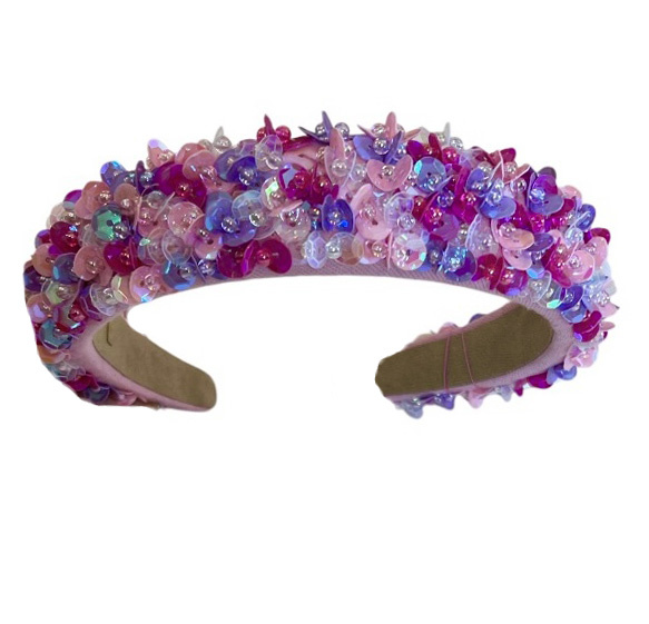 Bari Lynn 3D Sequin Headband