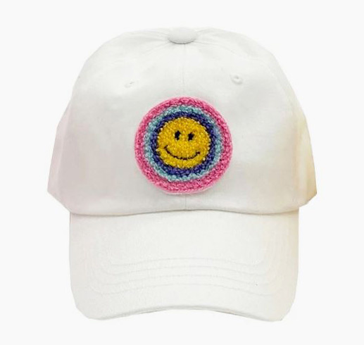 Petite Hailey Smile Patch Baseball Hat