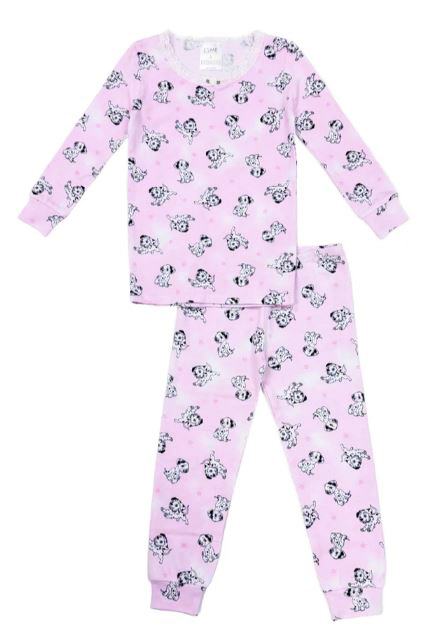 Esme Pink Dalmation PJ Set