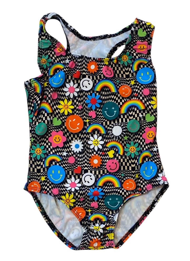 Dori Bright Icon Check Swimsuit