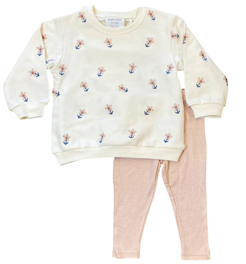 Angel Dear French Daisy Legging Set