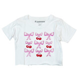 Prince Peter Bows and Cherries Cropped Tee