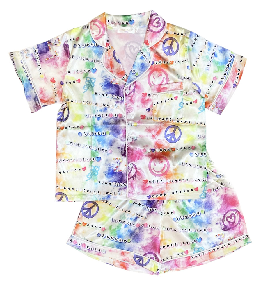 Tweenstyle Camp Friendship Beads Poly/Silk Lounge Set