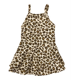 Sofi Leopard Soft Ribbed Dress