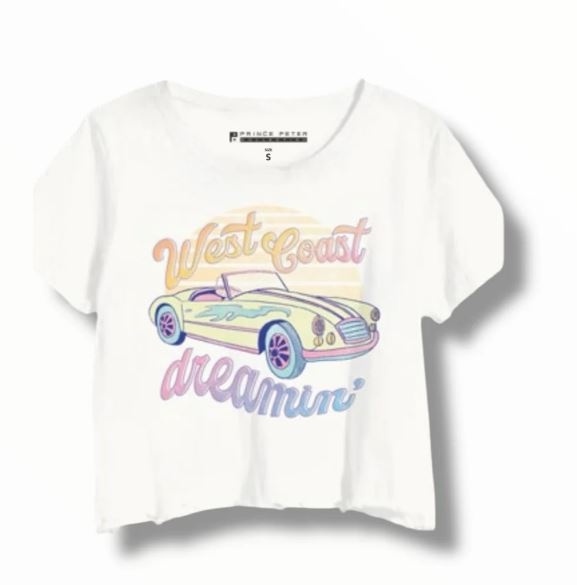 Prince Peter West Coast Dreamin' Cropped Tee
