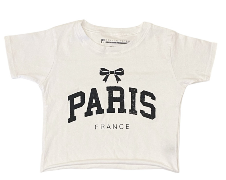 Prince Peter Paris Bow Cropped Tee