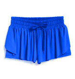 Tractr Brt Blue Butterfly Shorts