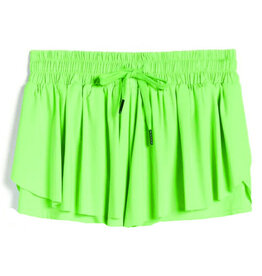 Tractr Neon Apple Butterfly Shorts