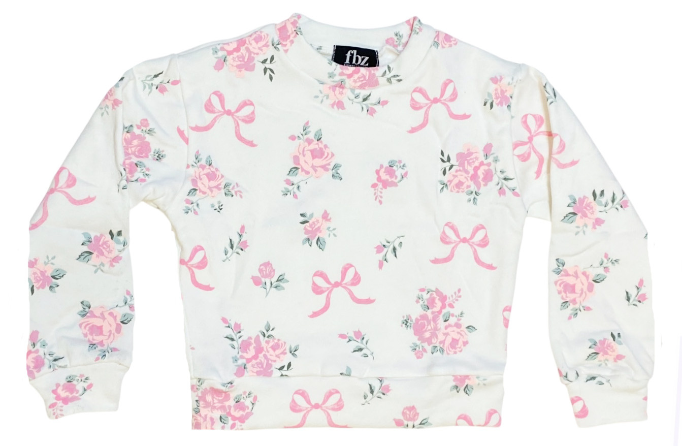 FBZ Rose Bow Sweatshirt