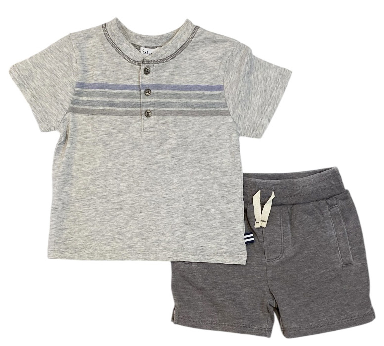 Splendid Getaway Stripe Short Set