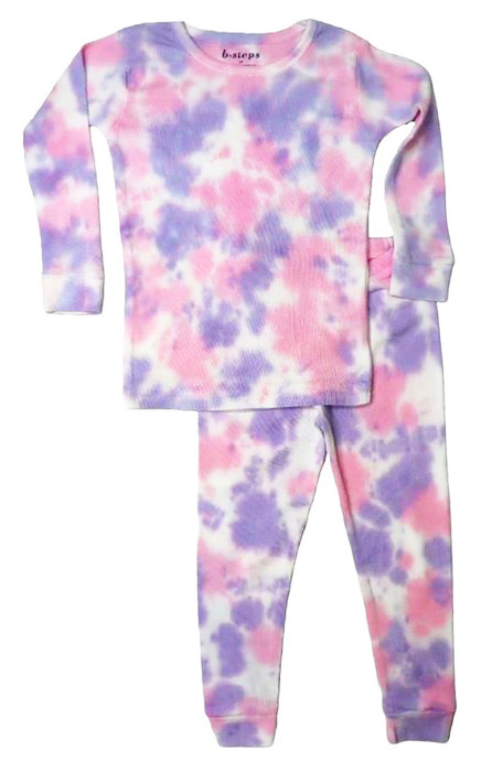 Baby Steps Pink/Lilac TD PJ Set