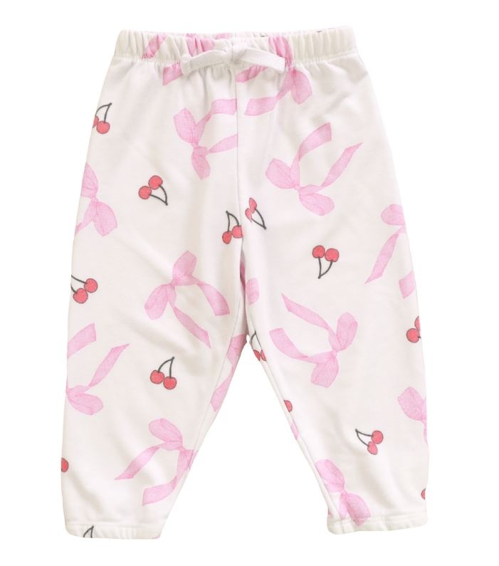 Cozii Cherry Bows Infant Sweatpant