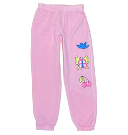 Firehouse Ice Pink  Butterfly Icons Sweatpant