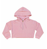 Suzette Light Pink Half Zip Hoodie