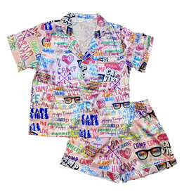 Tweenstyle Happy Camper Poly/Silk Lounge Set