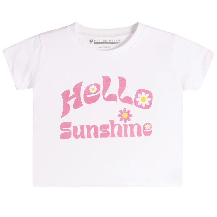 Prince Peter Hello Sunshine Cropped Tee