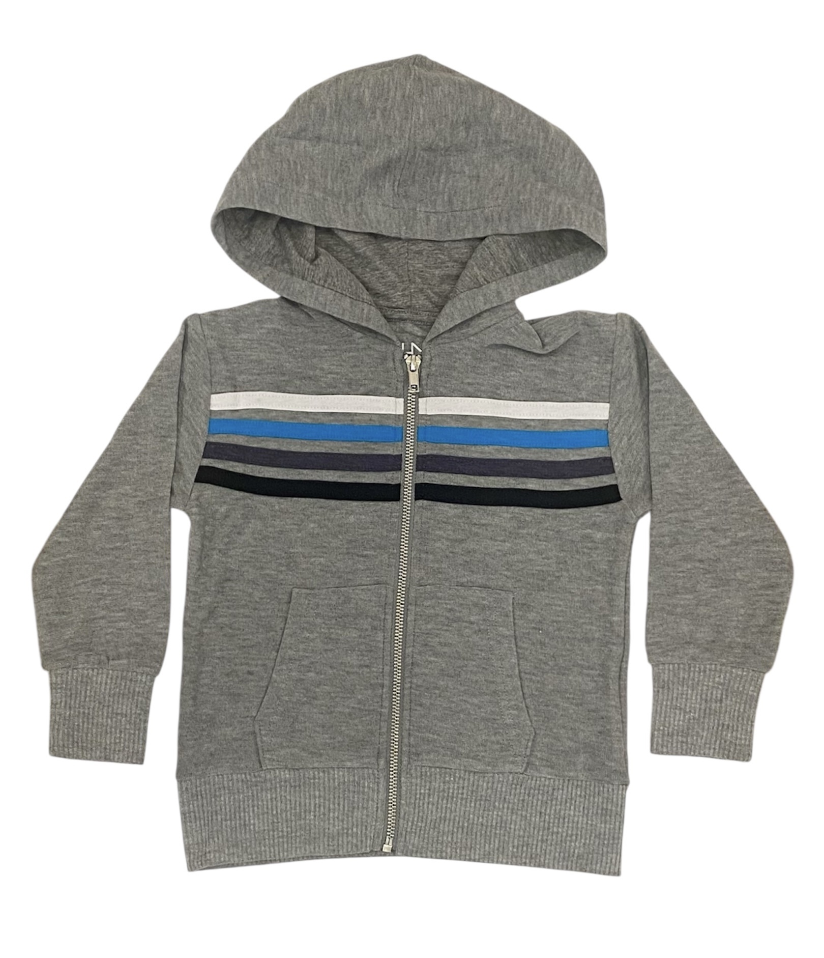 Chaser Heather Grey Paxton Zip Hoodie