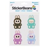 StickerBeans Labubu 4pk Bundle- Preorder