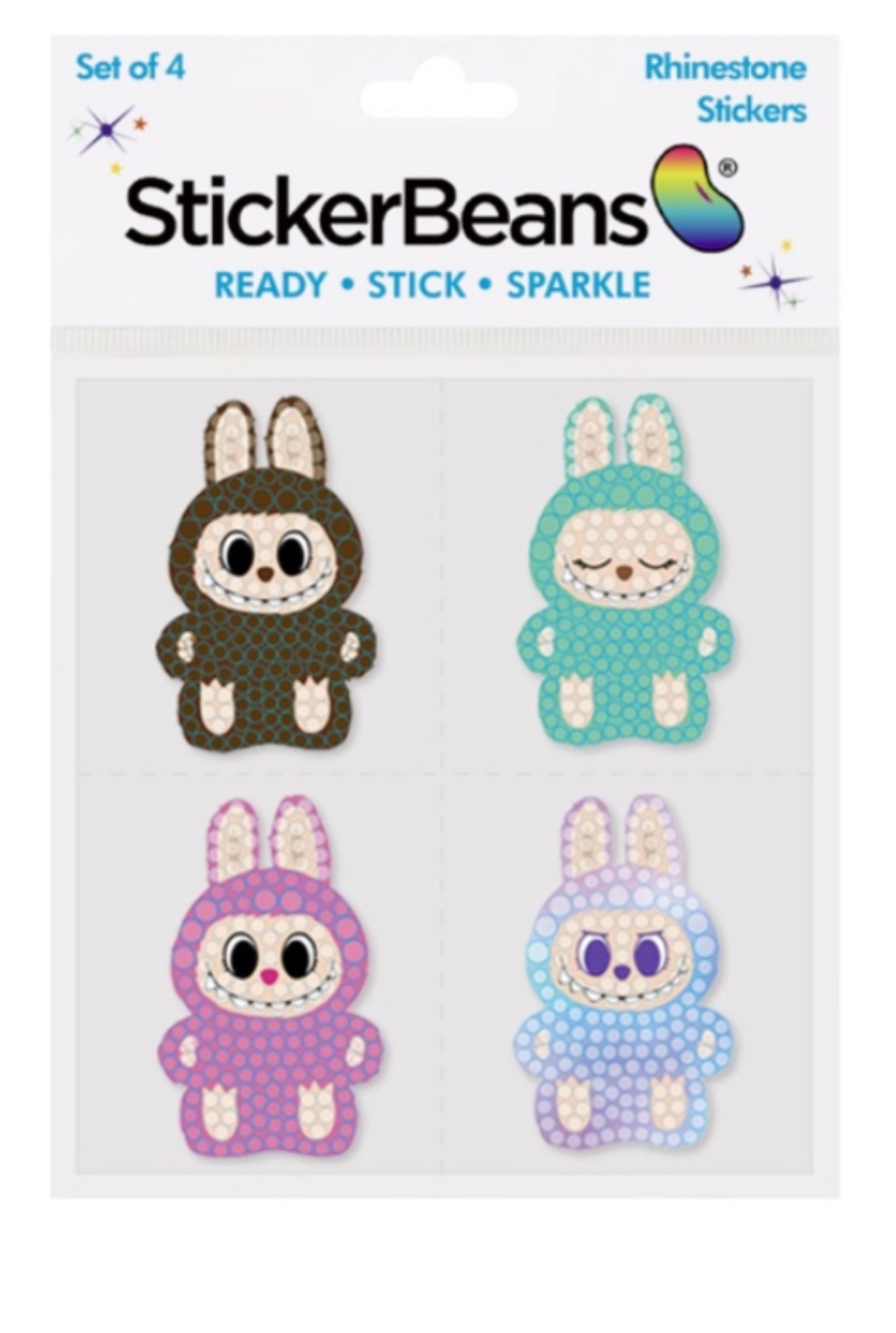 StickerBeans Labubu 4pk Bundle- Preorder