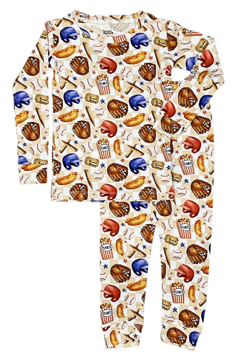 Dream Big Take Me Out Ball Game Infant PJ Set