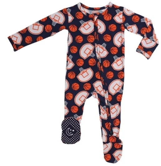 Little Pajama Co. Basketball Footie