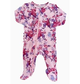 SP Love Violet Rose Ruffle Footie