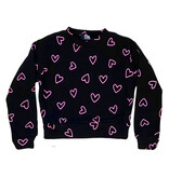 FBZ Black Pink Heart Sweatshirt